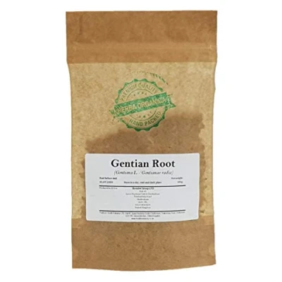 Afbeelding van gentiaan wortel / gentiana L Herba Organica (100 g)