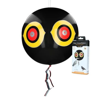 Afbeelding van Afschrikballon tegen vogels zwart