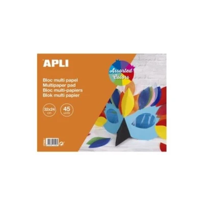 Image de Bloc assortiment de papiers 32x24cm