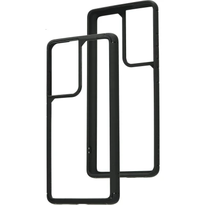 Afbeelding van Mobiparts Rugged Clear Case Samsung Galaxy S21 Ultra Black