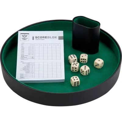 Afbeelding van Dobbelpiste SET m. dobbelst. beker 28 cm