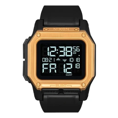 Afbeelding van Nixon Regulus polshorloge, Zwart goud, Armband