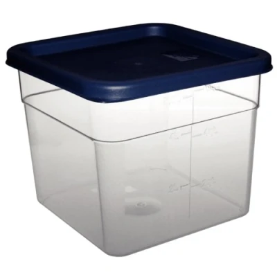 Afbeelding van Hygiplas polycarbonaat voedseldoos vierkant 5,5L