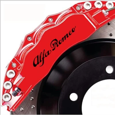 Afbeelding van Stickers compatibel met Alfa Romeo voor Giulietta Giulia Mito Stelvio 159 156 remklauwen (zwart)