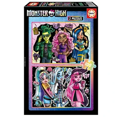 Afbeelding van EDUCA puzzel 2 x 100 stuks MONSTER HIGH