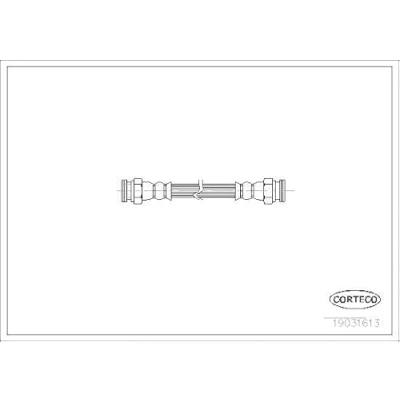 Afbeelding van CORTECO 19031613 Remslang Achteras 165