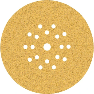 Image de BOSCH 2608901147 Feuille abrasive Expert C470 Best pour le bois et la peinture, diamètre 225 mm, grain 60, 19 trous (25 pcs)