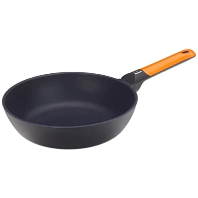 Afbeelding van BRA Efficient Orange stoofpan 28 cm, gegoten aluminium met Teflon Platinum Plus antiaanbaklaag, zonder PFOA, compatibel alle warmtebronnen, inclusief inductie