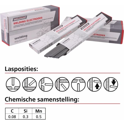 Afbeelding van Weldkar Rutiel E 6013 S Laselektrode 2mm 2kg 193538712