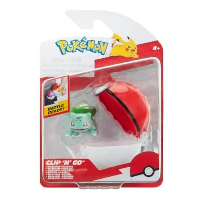 Afbeelding van Pokemon PKW Clip &#039;N&#039; Go (Bulbasaur #1 met Poké Ball) W18