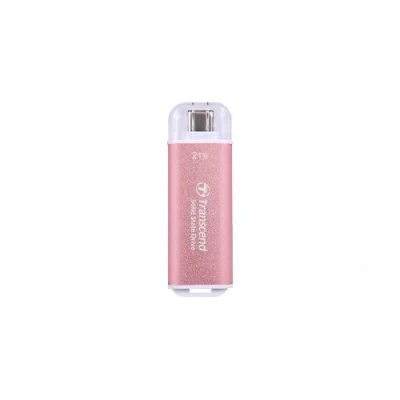 Image de Transcend ESD300 SSD 1 To externe (portable) USB 3.2 Gen 2x1 (USB C connecteur) rose