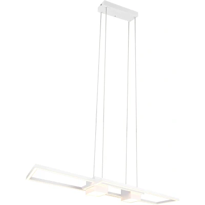 Afbeelding van Albany LED hanglamp, wit, 100 x 28 cm, aluminium, CCT dimbaar