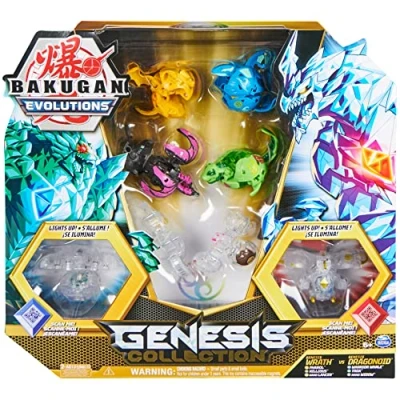 Afbeelding van Bakugan Evolutions Genesis Collection Met lichtgevende Wrath x Dragonoid