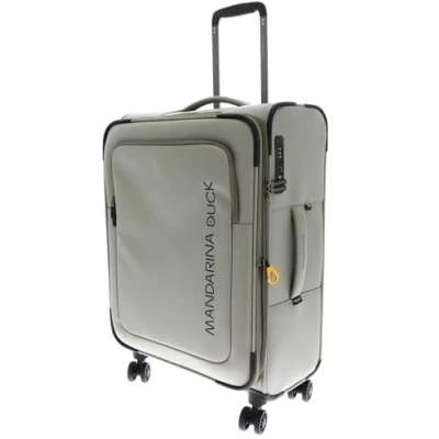 Afbeelding van MANDARINA DUCK Eco Coated Exp Trolley Mud Kaki 67cm