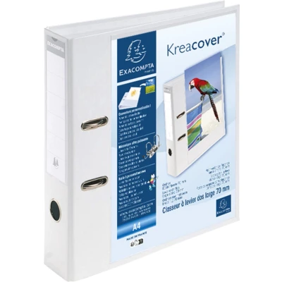 Afbeelding van Ordner kreacover® prem&#039;touch® hefboom rug 70mm A4 Exacompta