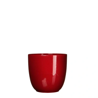 Afbeelding van Bloempot Pot rond es/13 tusca 14 x 14.5 cm d.rood Mica Decorations