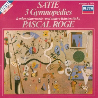 Afbeelding van Satie: 3 Gymnopedies &amp; other piano works / Pascal Roge