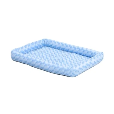 Afbeelding van MidWest Homes for Pets 76,2 cm lange honden of kattenkussen met comfortabele nekrol; ideaal voor middelgrote hondenrassen; blauw; model 40230 PB