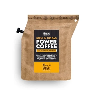 Afbeelding van Café moulu extra fort hautement caféiné 1 cafetière avec naturel Préparez et profitez à tout moment, n&#039;importe où puissant pour le camping, les athlètes joueurs