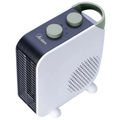 Afbeelding van Ardes AR4F15 VERTIGO 2 voudige verticale en horizontale ventilatorradiator met standen thermostaat, praktische handgreep