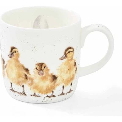 Afbeelding van Portmeirion Home &amp; Gifts MMPU5629 XSM (eendjes), keramiek, wit
