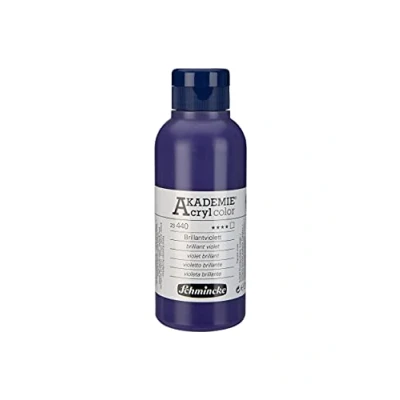 Afbeelding van Schmincke AKADEMIE® Acryl kleur, glanzend violet 250 ml, 23440027, acrylverf voor kunstenaars, glanzend, zeer lichtecht en cadmiumvrij, acrylverf, gemengde media.