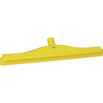 Afbeelding van Vikan Vloertrekkers Met Vaste Nek Full Colour Hygiëne Vloertrekker Polypropyleen En Tpe Rubber 50cm Breed Geel
