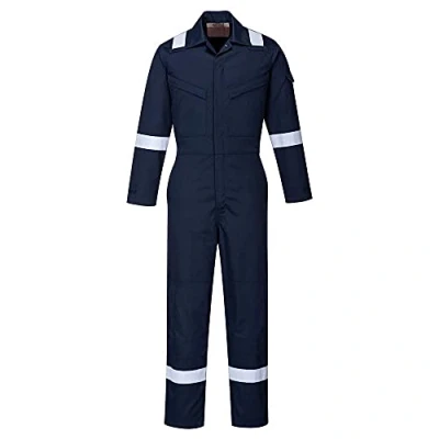 Afbeelding van Overall Dames Plus Bizflame 350gr Blauw FR51 Portwest