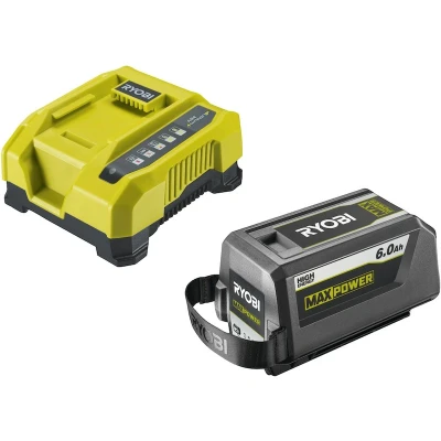 Afbeelding van RYOBI RY36BK60B 160 36V MaxPower accu laadset (1x 6,0Ah + snellader) 5133005977
