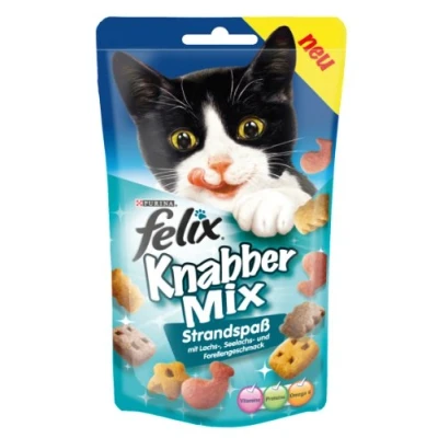 Afbeelding van 3 + 1 gratis! Felix Snacks Knabbel Mix Oceaan ( 4 x 60 g)
