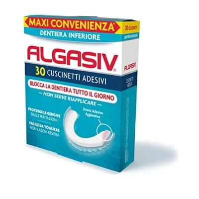 Afbeelding van Algasiv Zelfklevende pads voor ondertanden, gaat de hele dag mee, houdt 20 keer sterker, 30 stuks