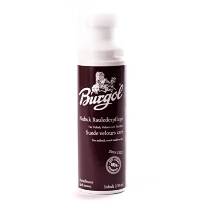 Afbeelding van Burgol Suede Velours Care Suède en nubuck opfrissende depper 100ml (037) Donkerbruin