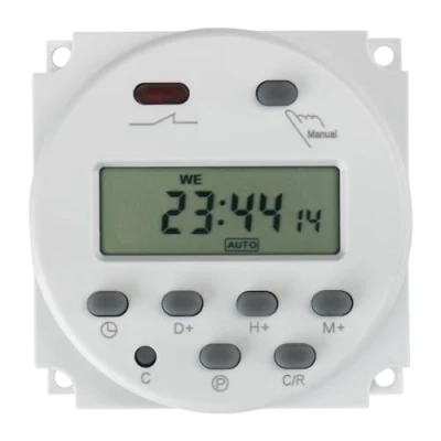 Afbeelding van Baomain CN101A DC 12V 16A Amps Digital LCD Power Programmeerbare Timer Tijdrelais Ondersteuning 17 keer Dagelijks Weekprogramma