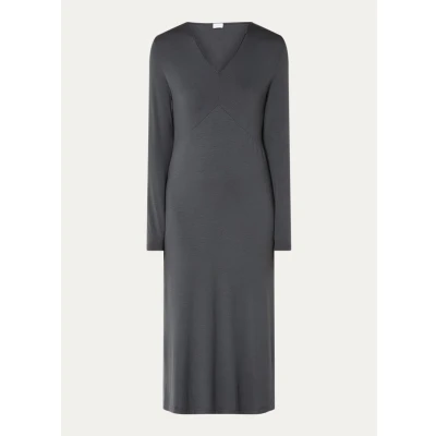 Afbeelding van mey Langarm Serie PURE CHIC Nachtjapon, Dames, Maat: Large, Thunder grey
