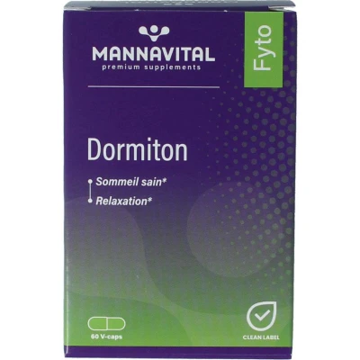 Afbeelding van Mannavital Dormiton 60 Capsules