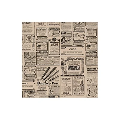Afbeelding van Bio Futura Papier d&#039;emballage ingraissable 31 x 31cm &#039;Journal&#039; Carton 4000 unités