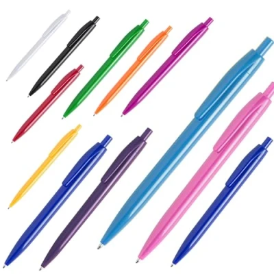Afbeelding van noTrash2003 100 stuks balpennen met blauwe schrijfranden, gemengde set van 12 voorgesorteerde kleuren, ten minste 6 kleuren