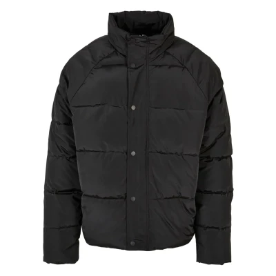 Afbeelding van Urban Classics Raglan Winterjas, Heren, Maat: 4XL, Black