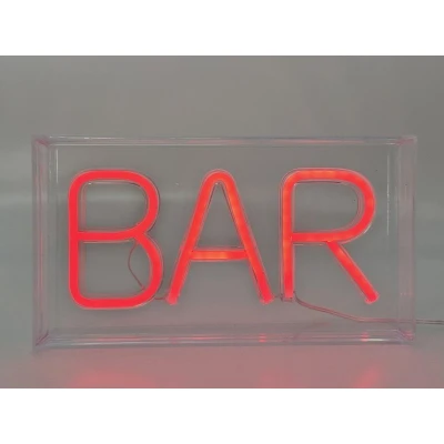Afbeelding van iTOTAL neon LED light &quot;BAR&quot; Sfeerverlichting wandlamp ideaal voor studenten mancave decoratie XL2761