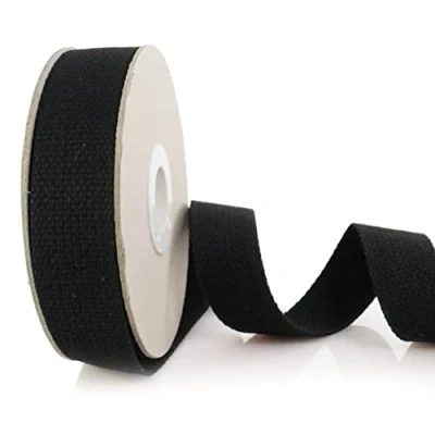 Afbeelding van Trimz Zeer sterke katoenen riem, zwart, 5 m x 30 mm