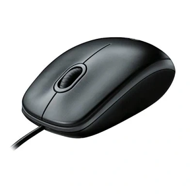Afbeelding van Logitech M100 USB muis, bekabeld, 3 toetsen, 1000 dpi, optische tracking, beide hands, compatibel met pc, Mac, laptop grijs