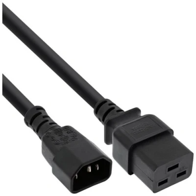 Image de InLine Câble d&#039;alimentation IEC 60320 C14 pour C19 10 A 2 m noir