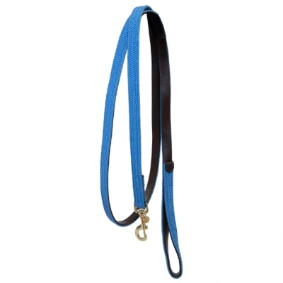 Afbeelding van Kentucky Halstertouw Plaited Nylon Lichtblauw 2m