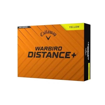 Afbeelding van Callaway Warbird Distance 2025 Doos Van 12 Golfballen Geel