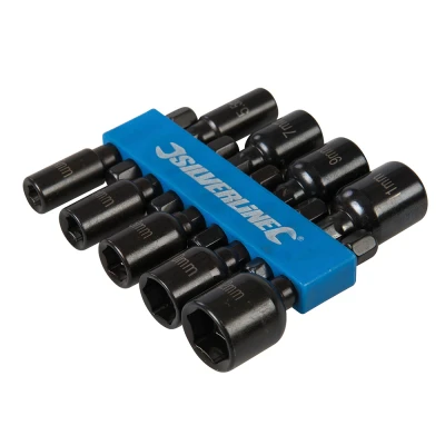 Afbeelding van Silverline 9 delige magnetische dopsleutel set 5 12 mm