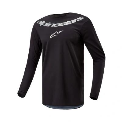 Afbeelding van Alpinestars MX Crossshirt Fluid Graphite Jersey 2024 Motorcross Jersey, zwart.
