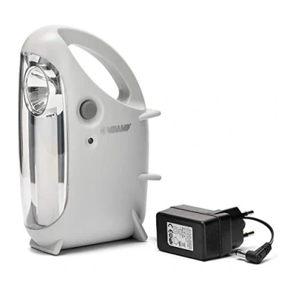 Afbeelding van IR170EVO LED lamp Anti black out, draagbare oplaadbare noodlamp met externe oplader, 170 lumen, verduisteringsfunctie