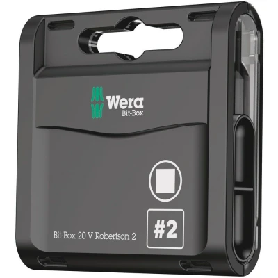Afbeelding van Wera 05057790001 Bit Box 20 V delige Bitset Robertson