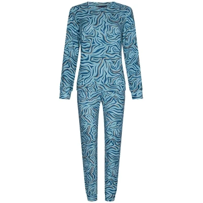 Afbeelding van Blauw Rebelle pyjama tijgerstrepen Maat 40
