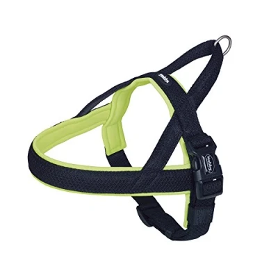 Afbeelding van Nobby norwegian tuig mesh preno geel XL buikband 75 98 cm + borstband 62 breedte 40/45 mm